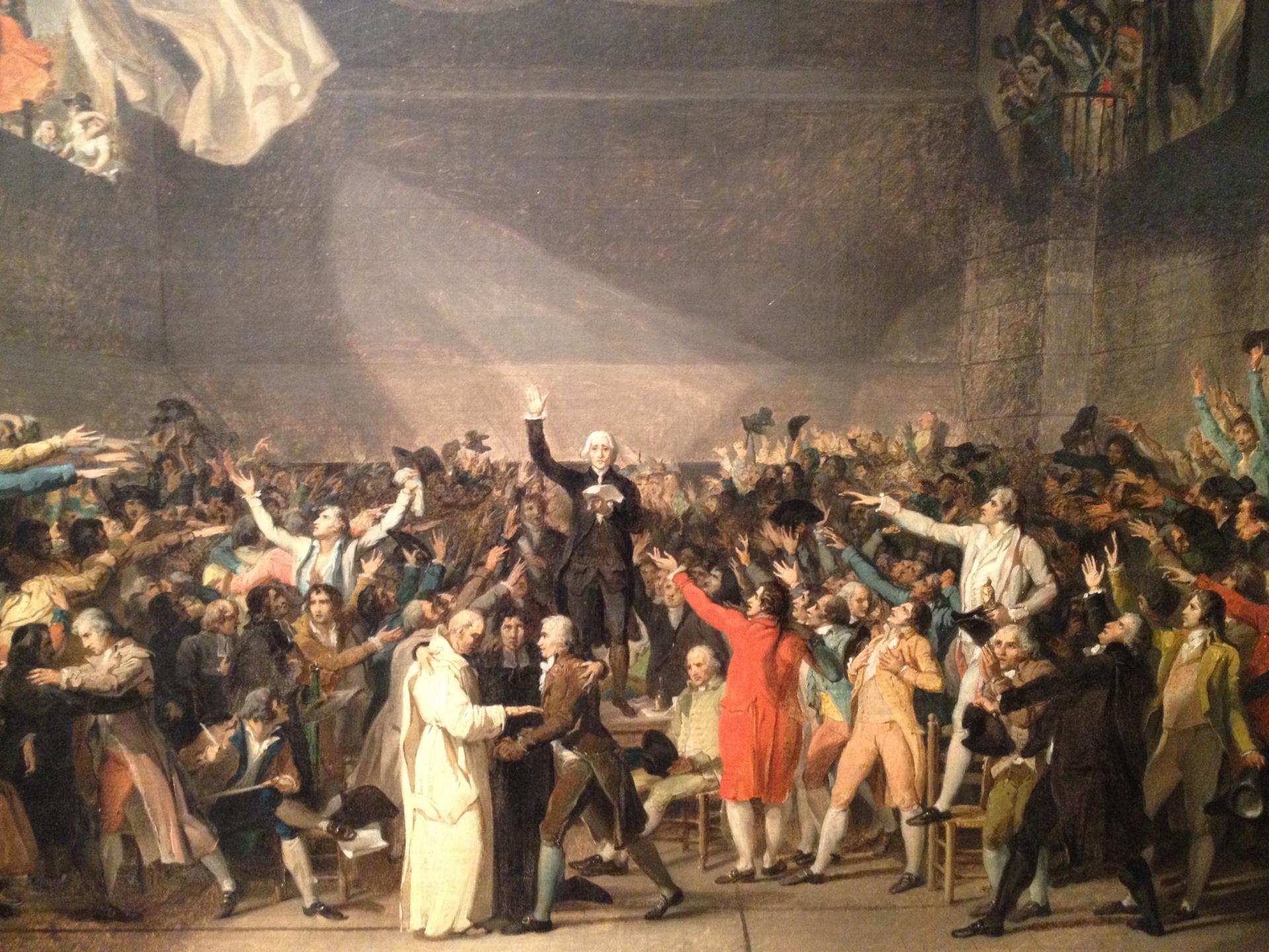 Serment du jeu de paume jacques louis david